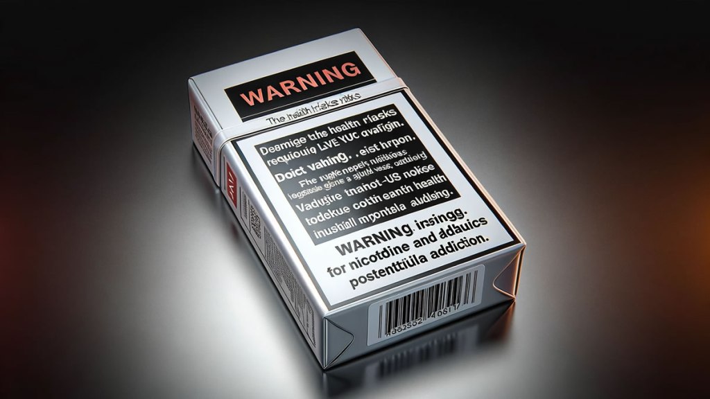 Vaping Warning Labels